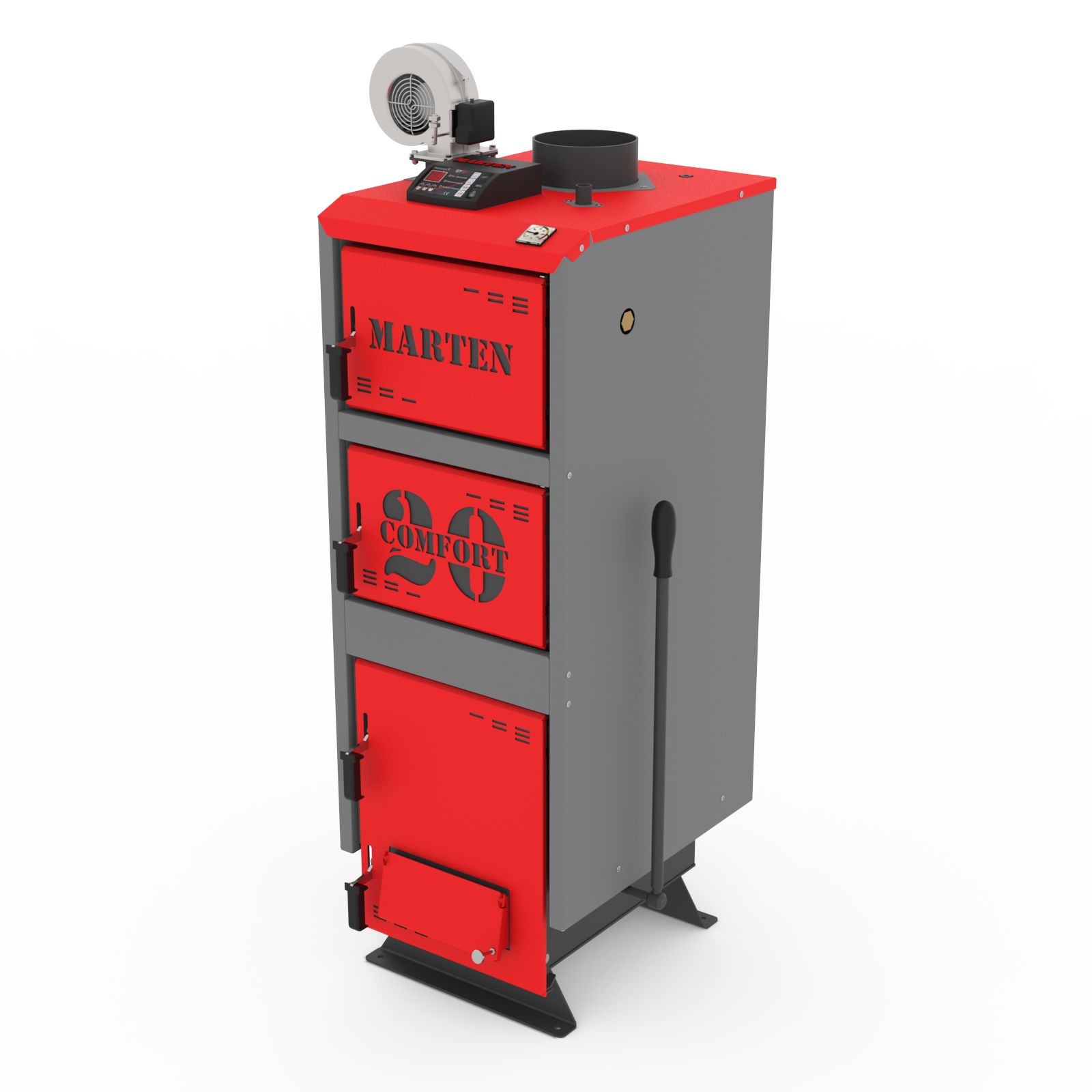 Котел опалювальний твердопаливний "Marten Comfort" МС-20M потужність 20 кВт